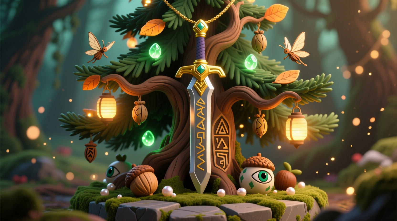 how to design a christmas tree inspired by your favorite video game