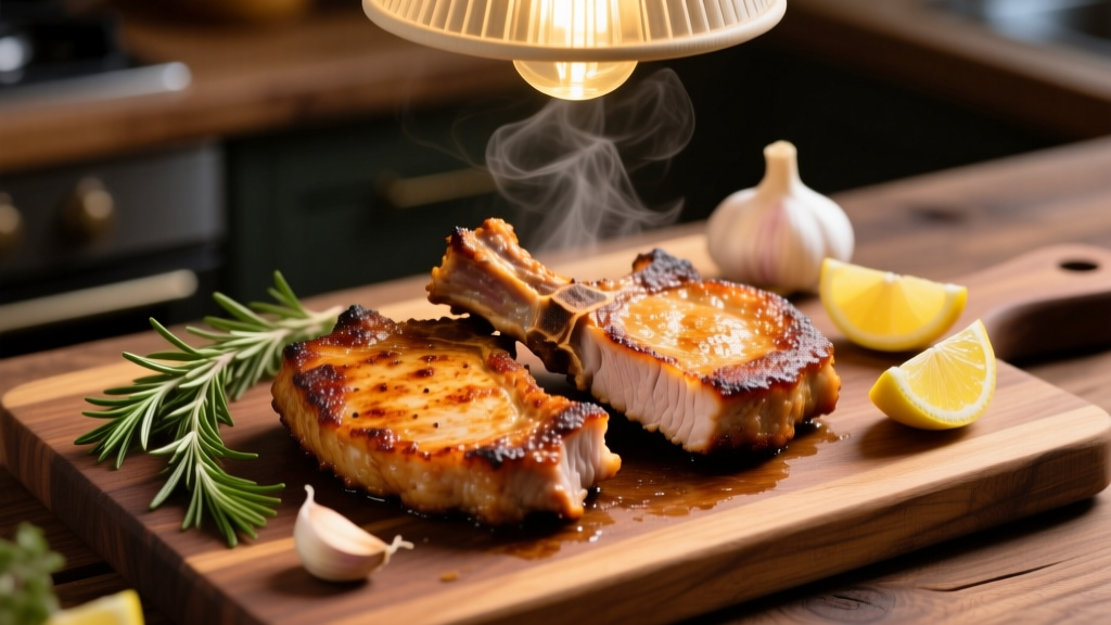 Emeril-Style Air Fried Pork Chops (Crispy & Juicy!)