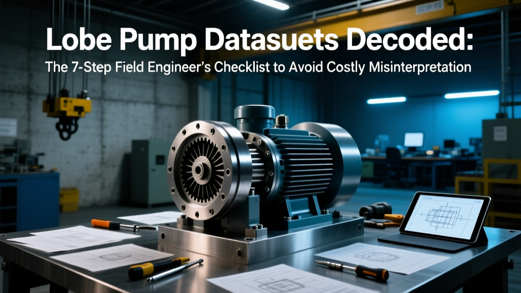 Lobe Pump Datasheet Checklist: Avoid Costly Errors
