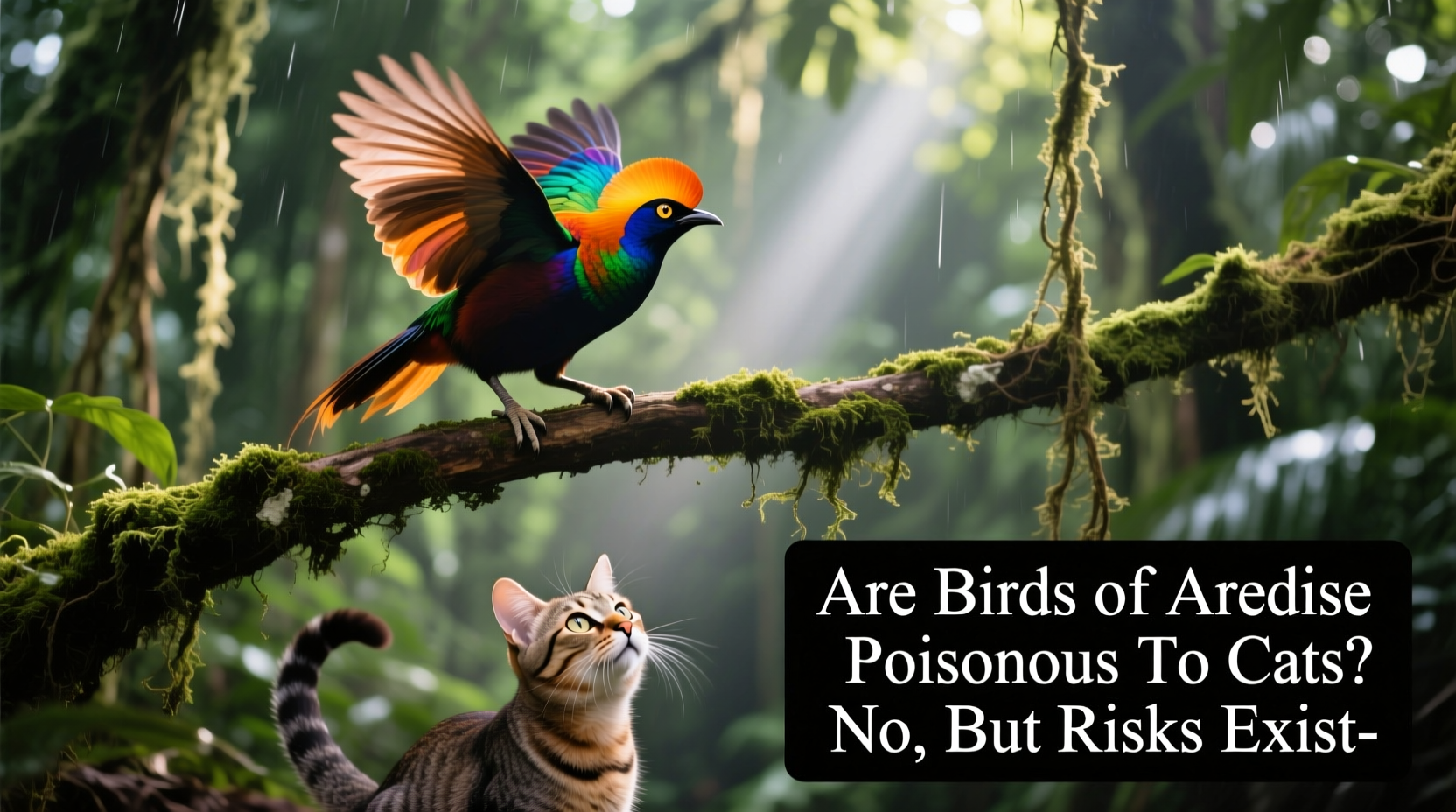 are birds of paradise poisonous to cats