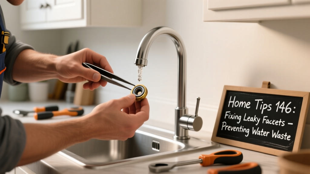 Home Tips 146: Fixing Leaky Faucets & Preventing Water Waste