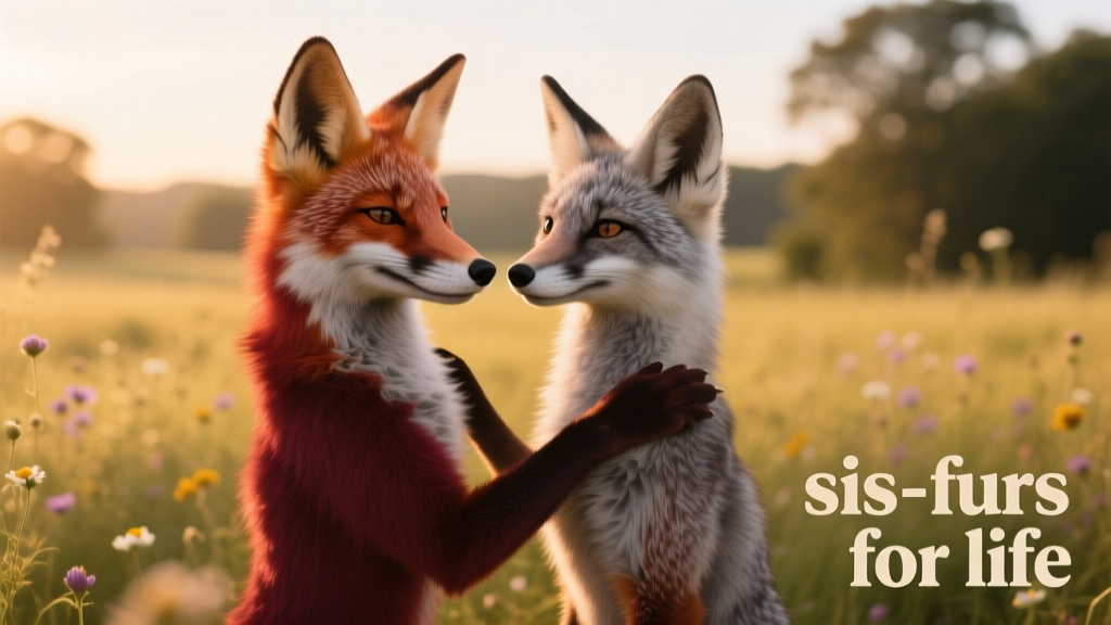 Frida & Stevie: Sis-furs for Life