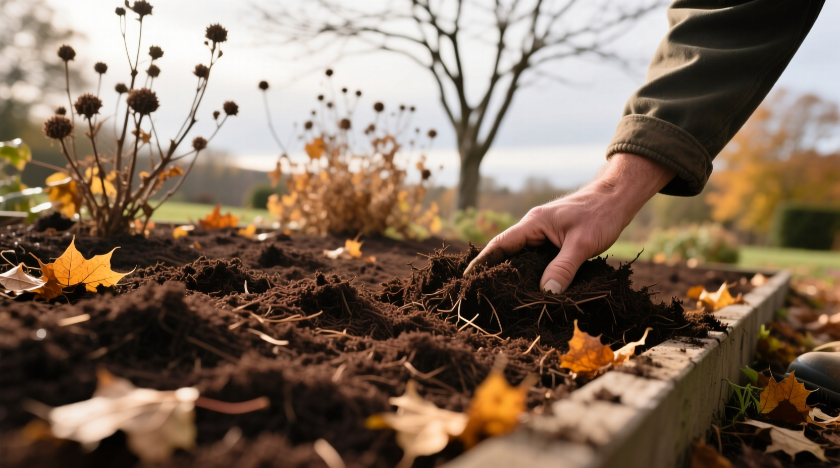 should you mulch in fall or wait