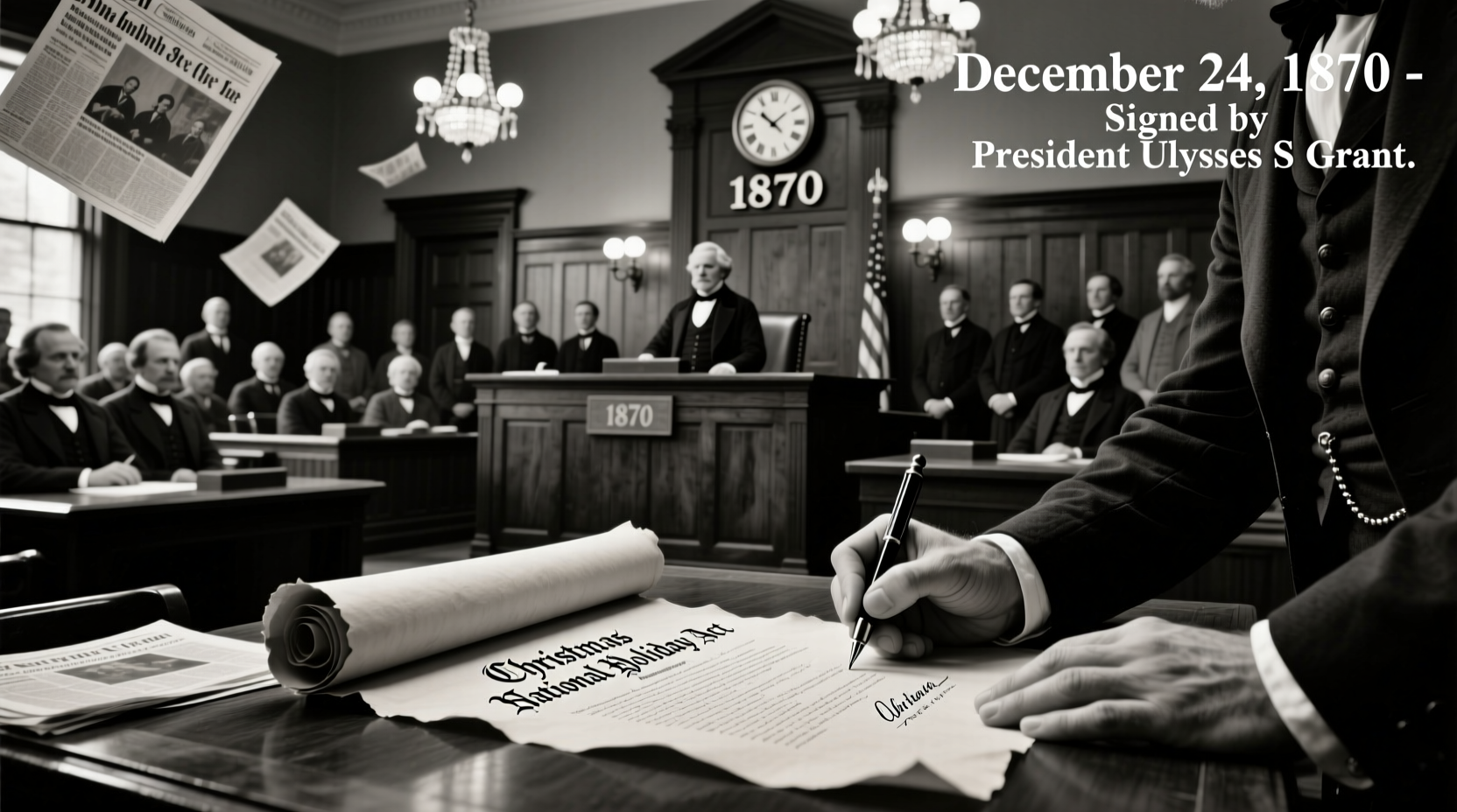 when did christmas become a national holiday