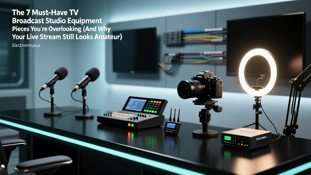 The 7 Must-Have Tv Broadcast Studio Equipment Pieces You’re Overlooking (And Why Your Live Stream Still Looks Amateur)