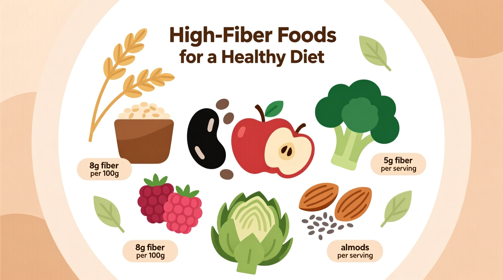 Top Fiber-Rich Foods: Complete Guide with Exact Measurements