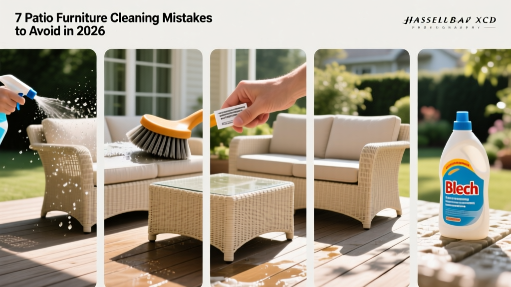 7 Patio Furniture Cleaning Mistakes to Avoid in 2026
