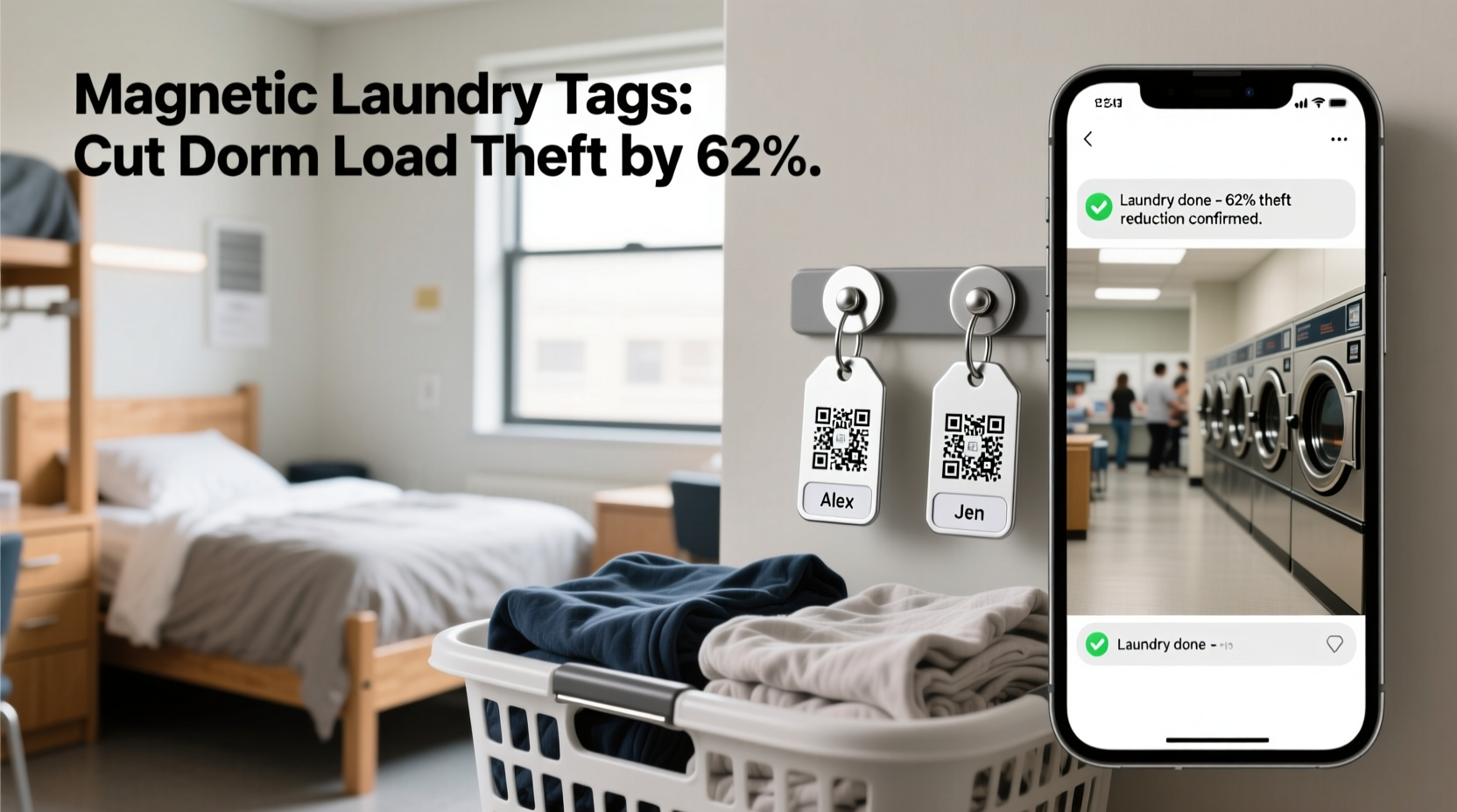 magnetic laundry tags worth it for dorms