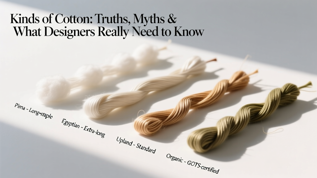 Kinds of Cotton: Truths, Myths & What Designers Really Need to Know
