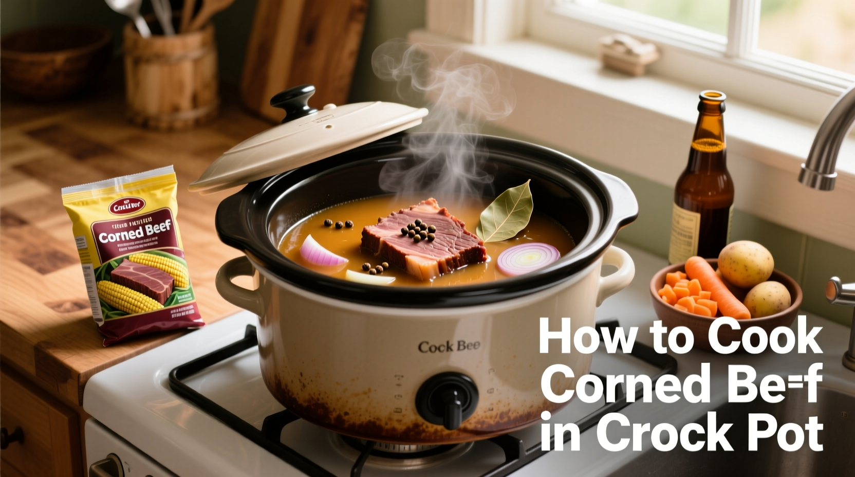 how do i cook corned beef in crock pot