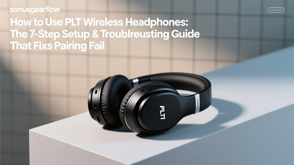 PLT Wireless Headphones Setup & Troubleshooting Guide