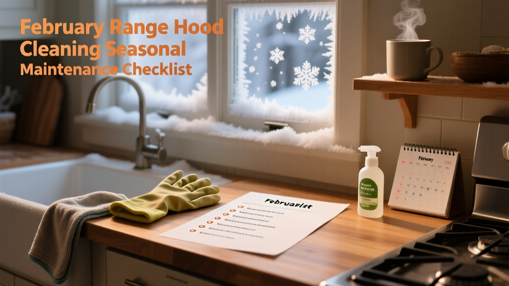 February Range Hood Cleaning: Seasonal Maintenance Checklist