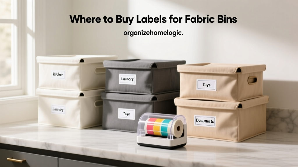 Where to Buy Labels for Fabric Bins (2024 Guide)