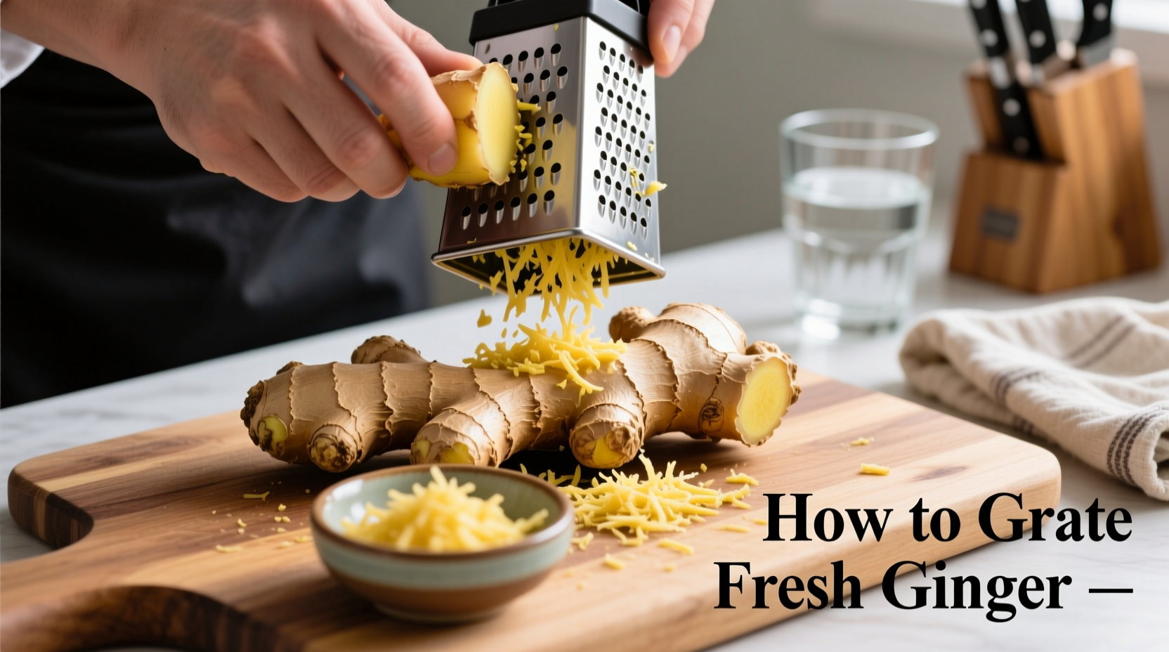 Ingwer reiben: Die richtige Technik für maximales Aroma