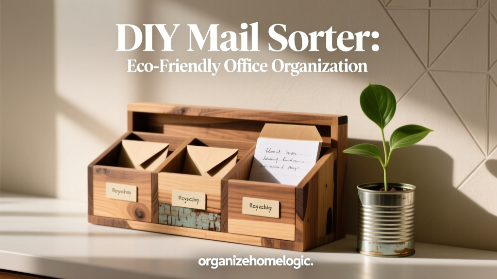 DIY Mail Sorter: Eco-Friendly Office Organization