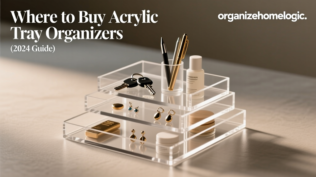 Where to Buy Acrylic Tray Organizers (2024 Guide)
