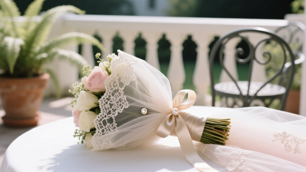 Bouquet Wrap from Wedding Dress: 7 Steps | Save $120+