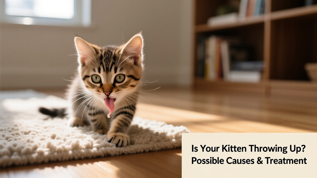 Is Your Kitten Throwing Up? Possible Causes and Treatment