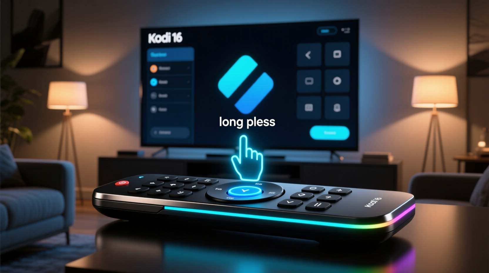 kodi 16 brings long press support to tv remotes and ev