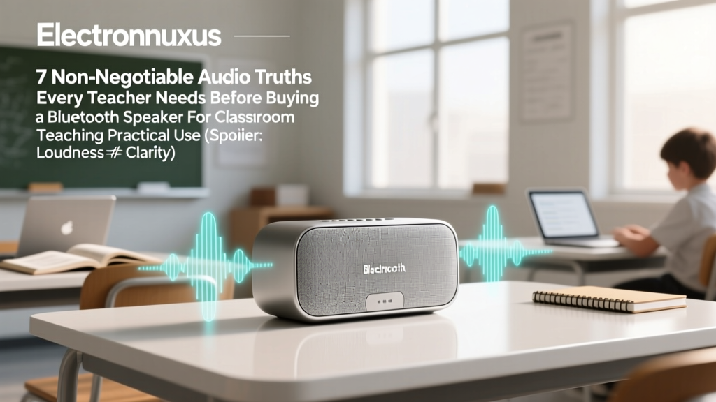 7 Non-Negotiable Audio Truths Every Teacher Needs Before Buying a Bluetooth Speaker For Classroom Teaching Practical Use (Spoiler: Loudness ≠ Clarity)