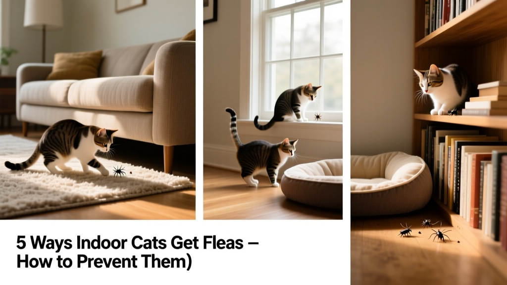 5 Ways Indoor Cats Get Fleas—and How to Prevent Them
