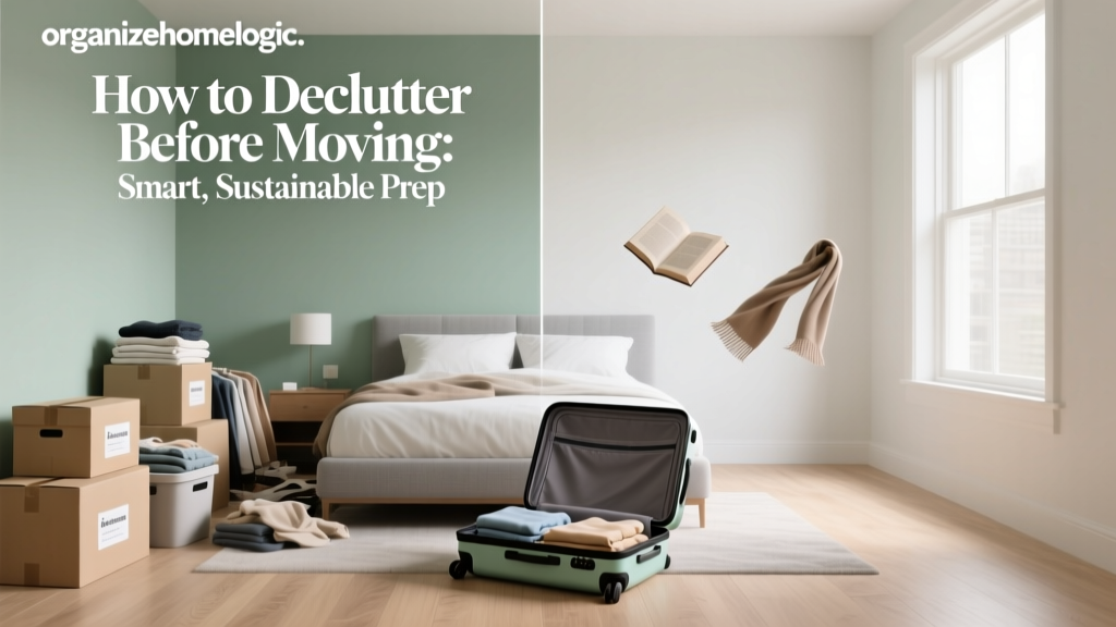 How to Declutter Before Moving: Smart, Sustainable Prep