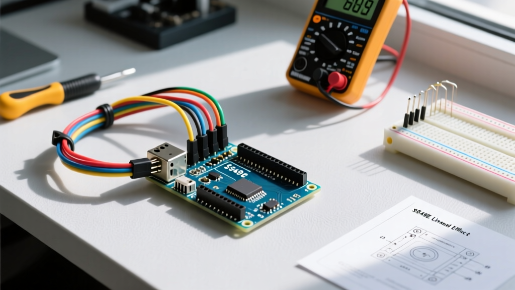 Linear Hall Effect Sensor with Arduino: SS49E Wiring, Code, and Calibration
