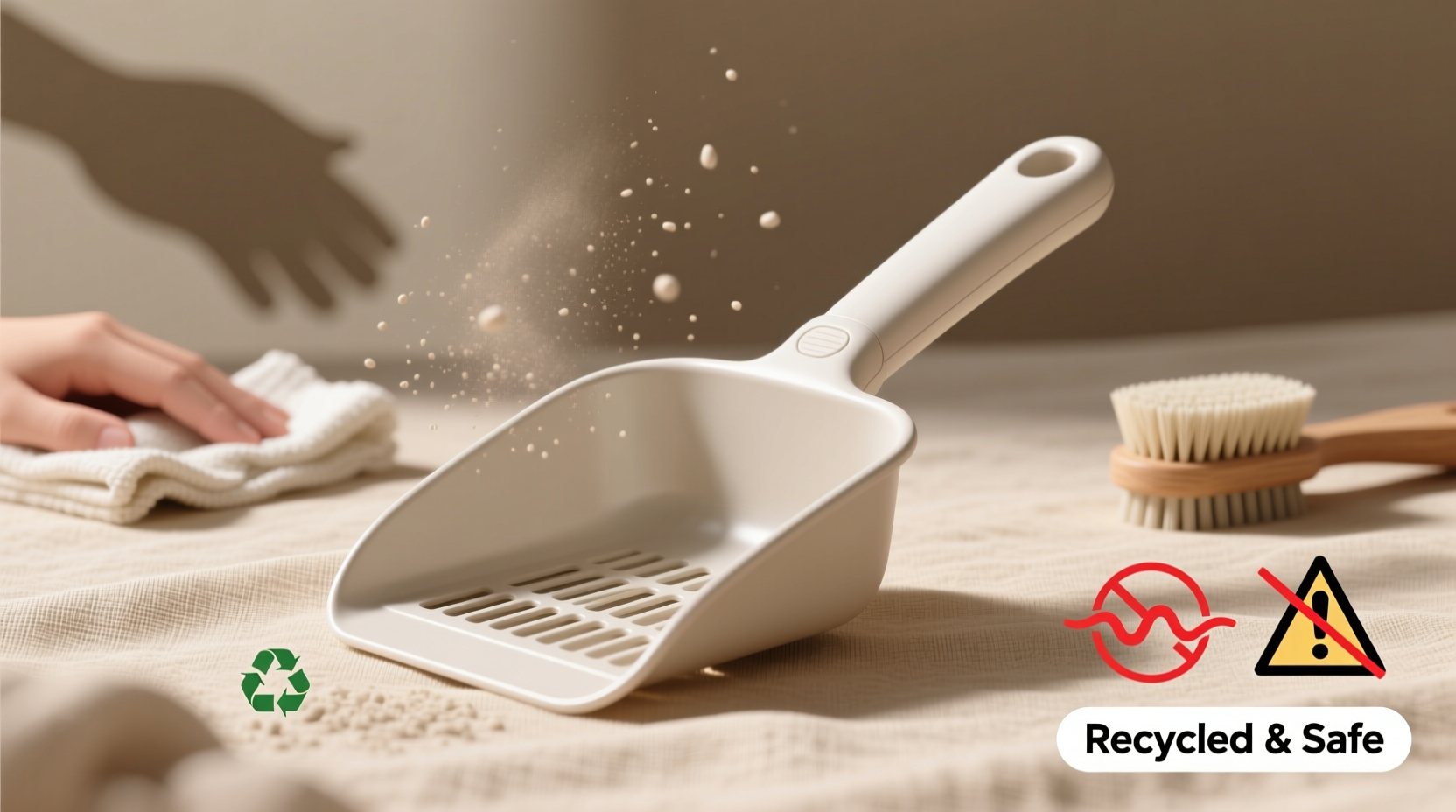 eco friendly cleaning tips for recycled plastic scoops