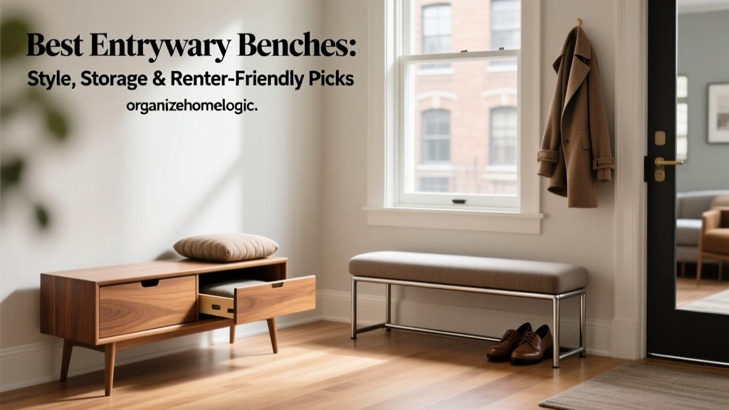 Best Entryway Benches: Style, Storage & Renter-Friendly