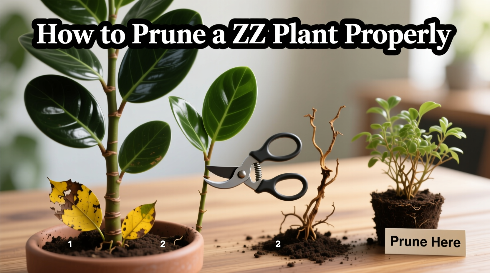 ZZ Plant Pruning Guide: 5 Steps | TheHomeSprouts