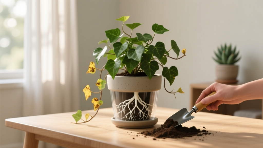 Stress-Free Ivy Repotting to Prevent Root Shock