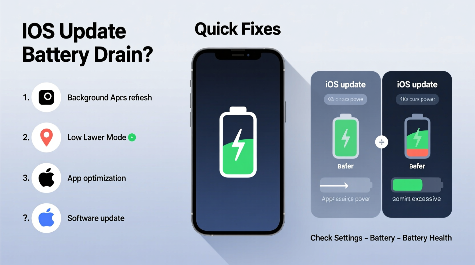 why is my phone battery draining faster after ios update quick fixes
