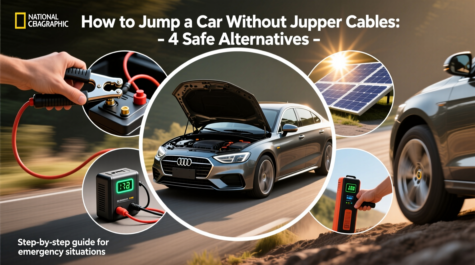 how do you jump a car without jumper cables