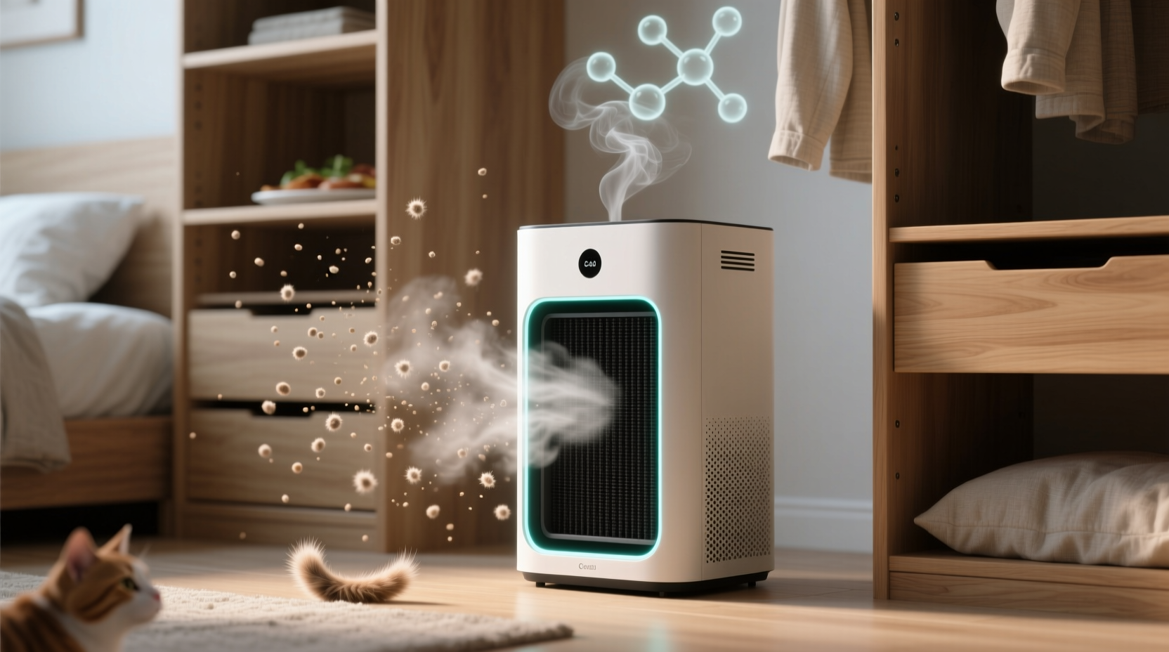 closet air purifiers do they work on pet dander