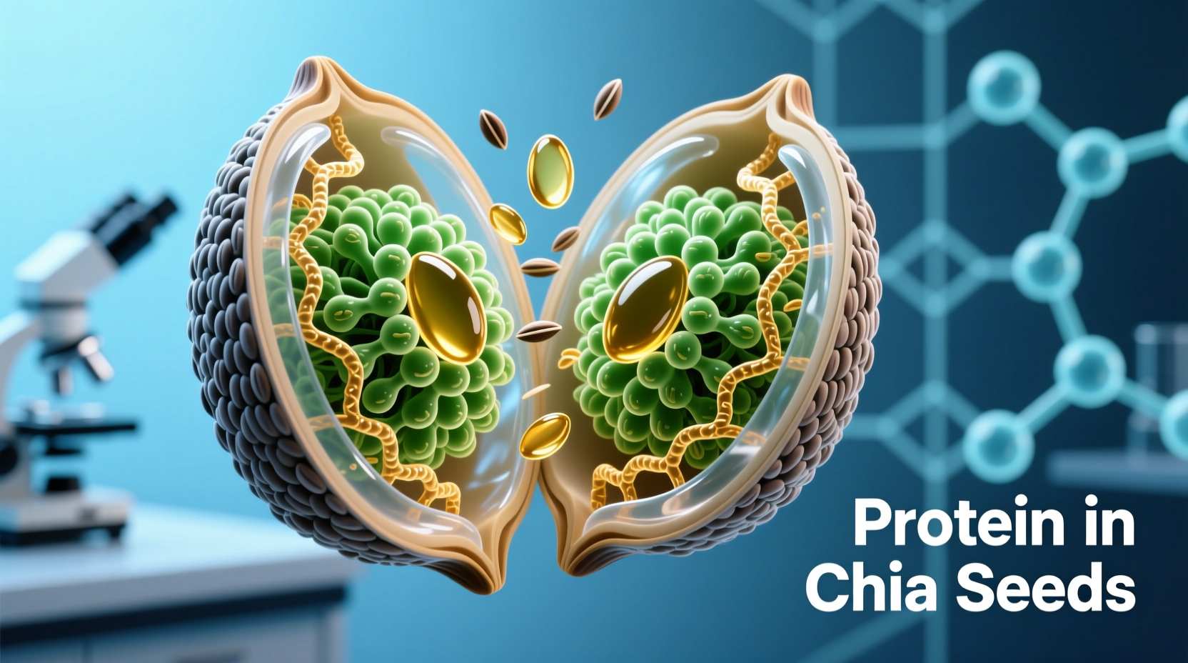 Chia Seeds Protein: 4.7g Complete Protein Per Ounce