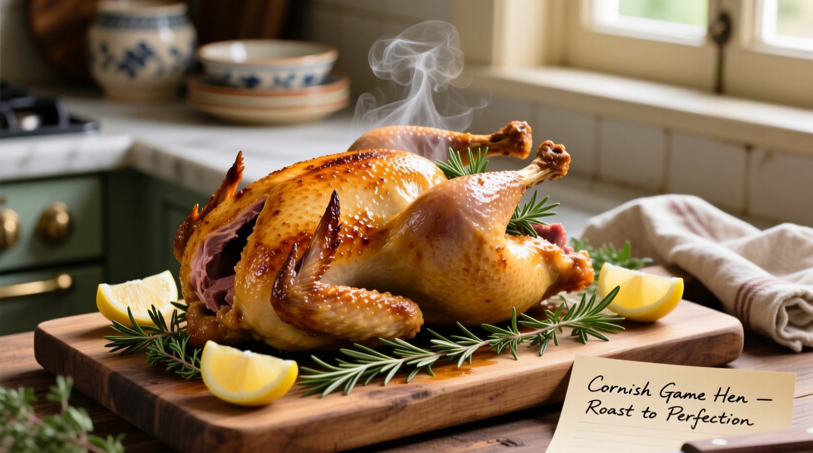 how do you cook cornish game hens