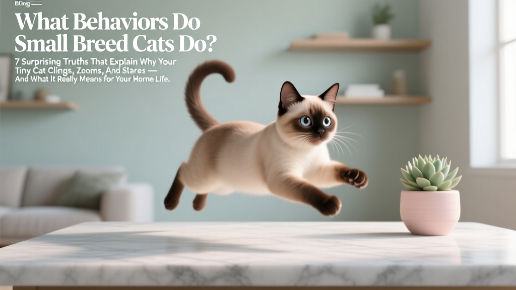 Small-Breed Cat Behaviors: 7 Vet-Backed Truths