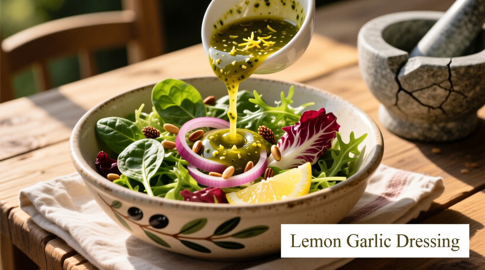 Perfect Lemon Garlic Salad Dressing Recipe & Science