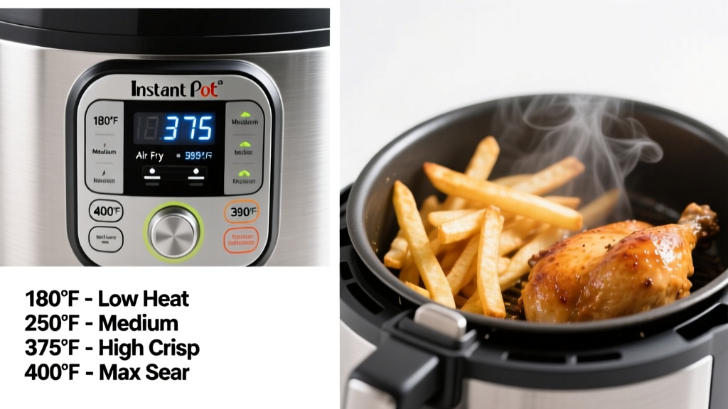 Instant Pot Air Fryer Temp Settings Explained