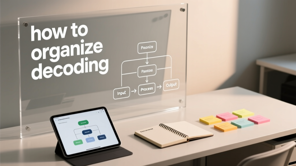 How To Organize Decoding: A Structured, Evidence-Based Framework for Literacy Instruction