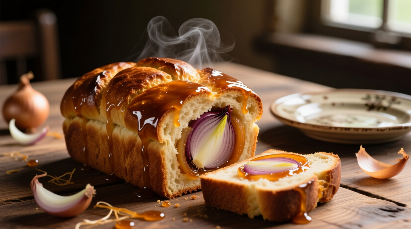 impress everyone you know with caramelized onion bread