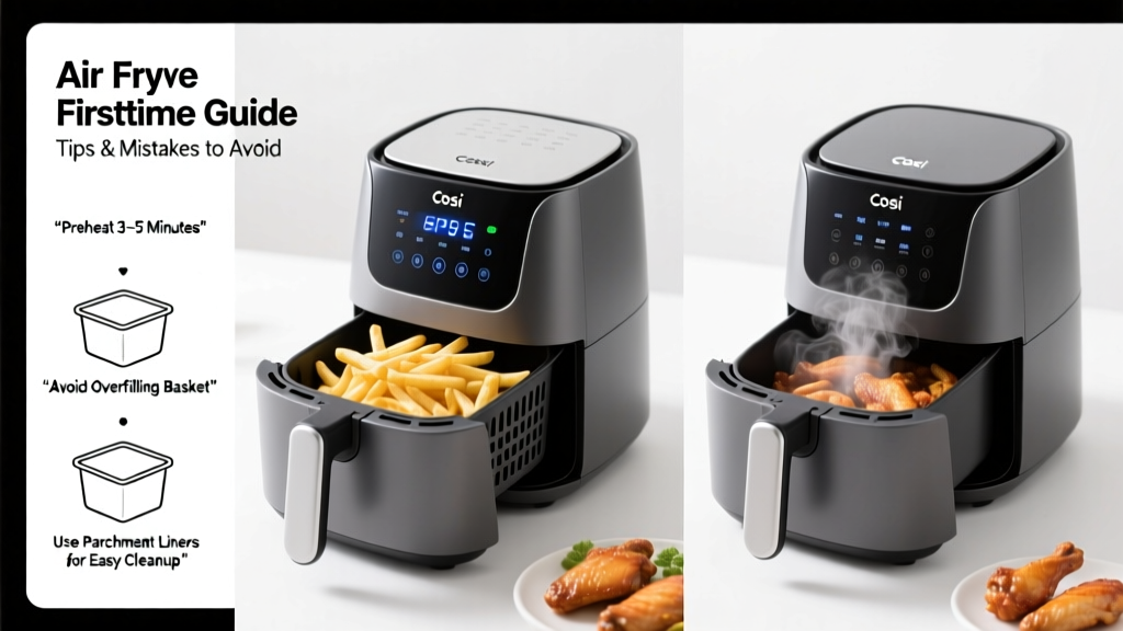 Cosori Air Fryer First-Time Guide: Tips & Mistakes to Avoid