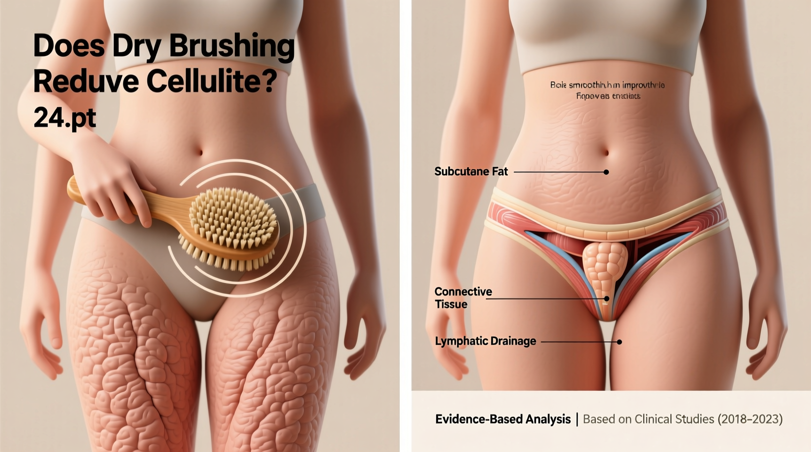 does dry brushing actually reduce cellulite or is it placebo
