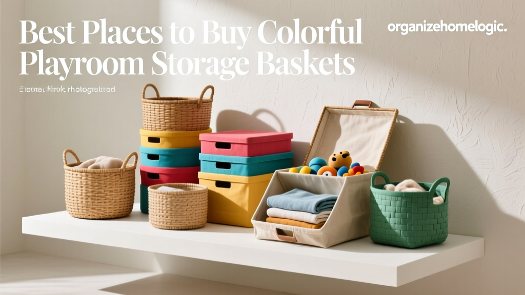 Best Places to Buy Colorful Playroom Storage Baskets