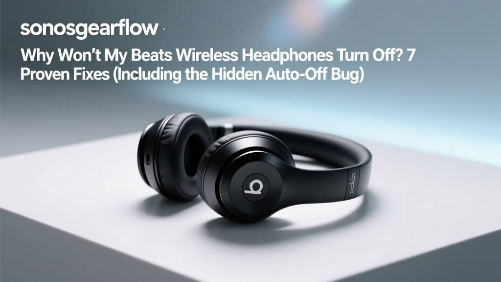 Beats Wireless Headphones Won’t Turn Off? Fixes