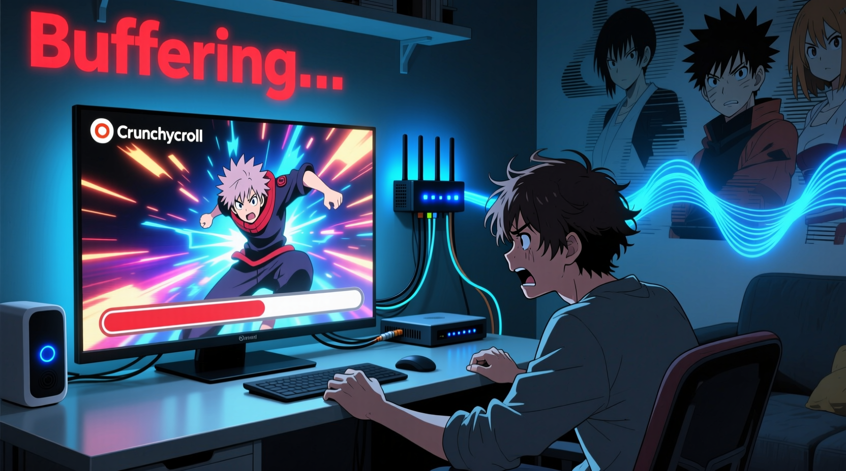 why is crunchyroll buffering so much fixing server lag on high speed internet