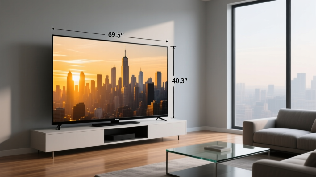 70 Inch TV Size: Wall Space, Viewing Distance & Specs