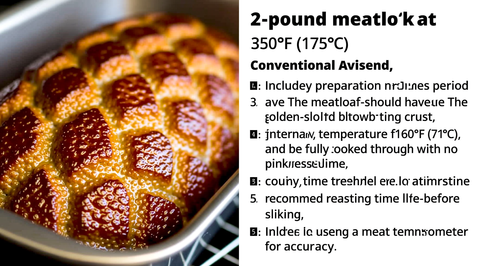 how long cook meatloaf 2 pounds