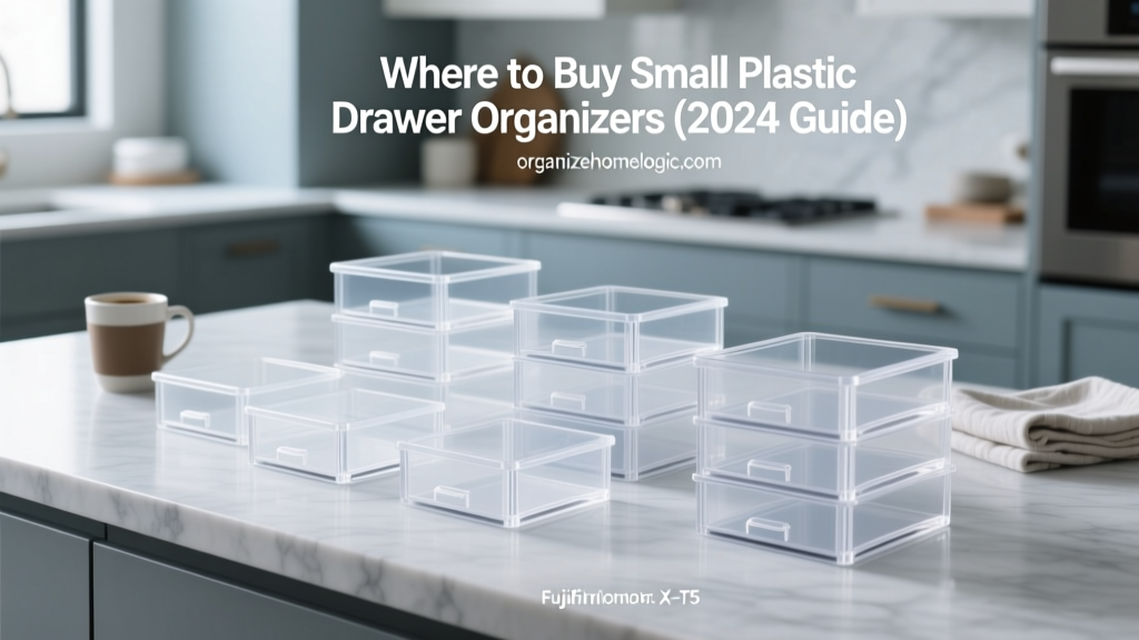 Where to Buy Small Plastic Drawer Organizers (2024 Guide)