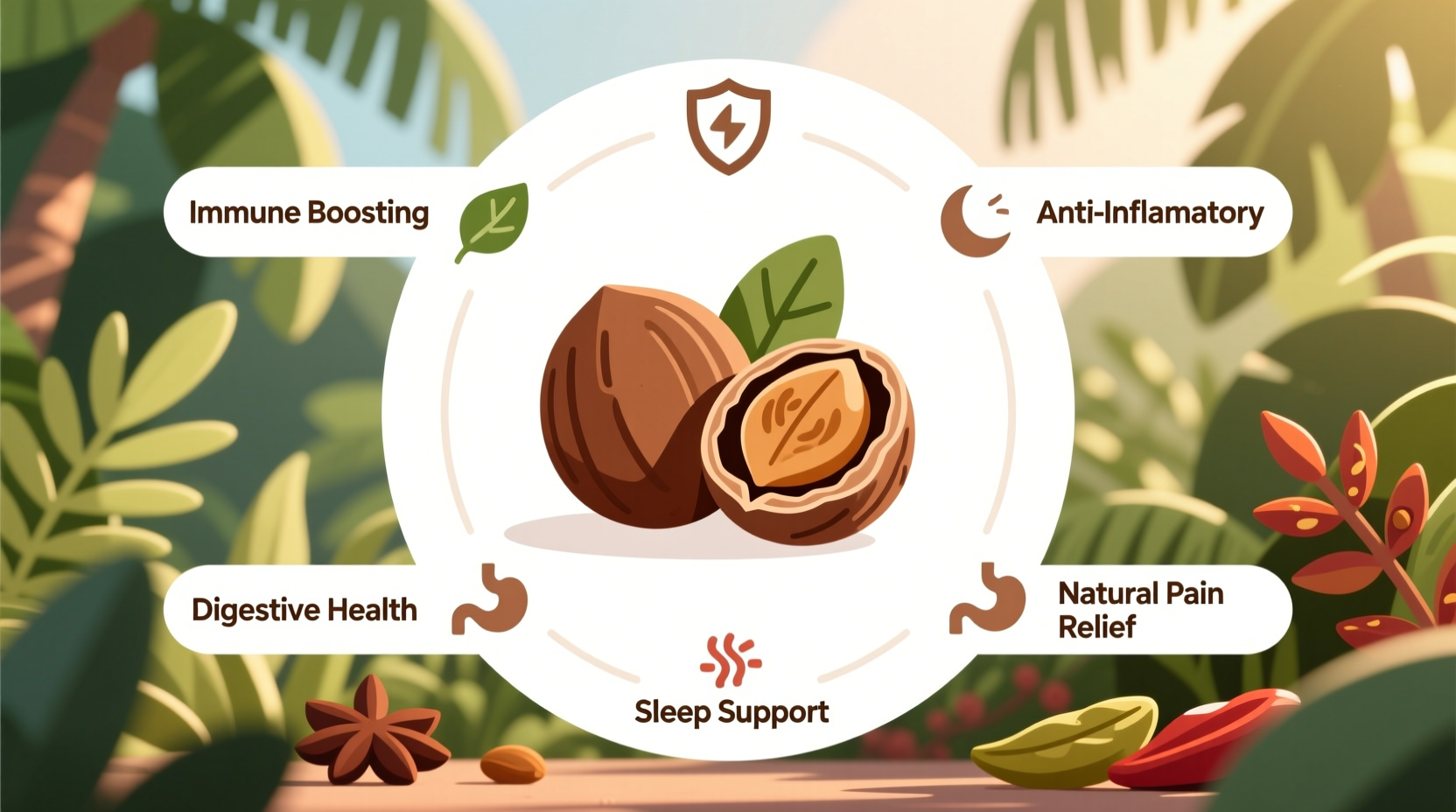 health benefits and uses of nutmeg explained